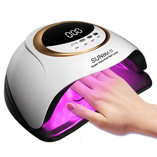 Lampe à ongles UV LED professionnelle pour ongles, séchage rapide du vernis à ongles, lampes à lumière avec 45 LED, 4 réglages de minuterie